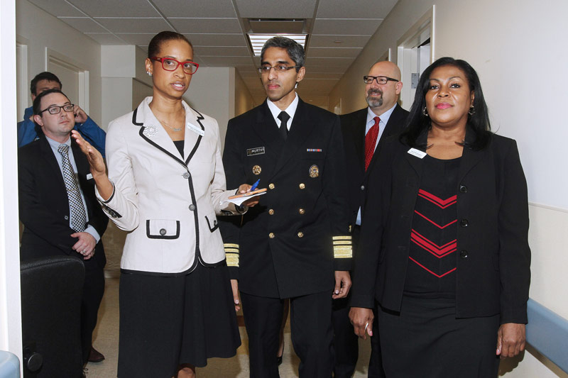 U.S. Surgeon General Vivek H. Murthy vists FoundCare in West Palm Beach