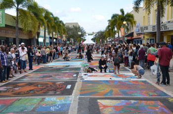 Street Painting Festival in Lake Worth, Florida