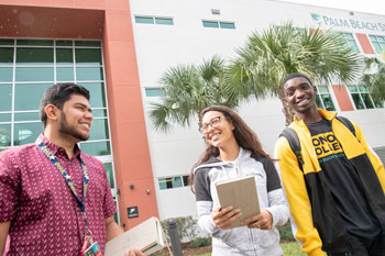 Palm Beach State College students