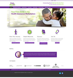 Path to Health website in English